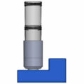 SpinVessel® for two - 50ml Conical Bottom Vessels
