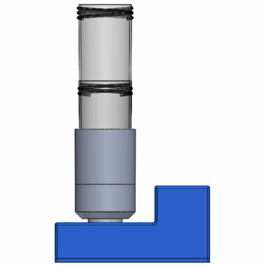 SpinVessel® for two - 50ml Conical Bottom Vessels