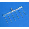 Aspiration or Dispensing Manifold, 6 Channel for 24 Well Microplates, 20mm center to center spacing, 49mm long
