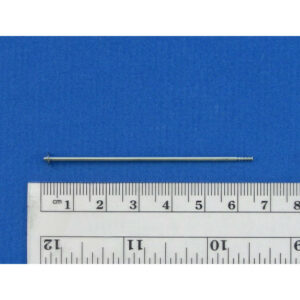 1.58 mm Diameter E-Clip Style Floating Pin with 1 mm Blunt tip, 45 mm exposed, Magnetic SS
