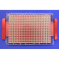 Magnetic Separation Plate for 384 Well Flat, Round or V Bottom microplates, 384 Magnetic (52 MGO) Cylinders shifted 2.25 mm to one side, Designed for the Tecan Hydrospeed Washer
