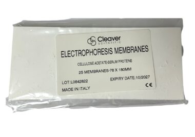 Cellulose Acetate Supported Membranes For Serum Protein 7.6 x 18cm pk25