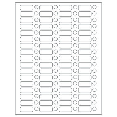 33mm x 13mm & 9.5mm spot, Laser Cryo-Tags, 1360 sets/pack
