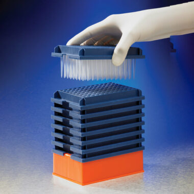 Tecan® Style, 96-well tips, 50µL, Clear, Non-filtered, Non-sterile, Nested Tip Rack, Single Pack