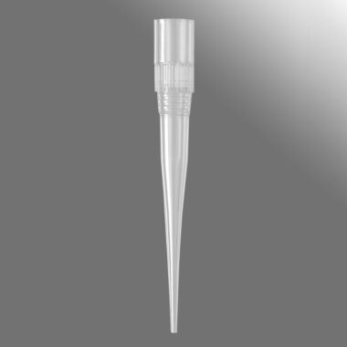 Beckman Coulter® Style, 384-well tips, 30µL, Clear, Non-filtered, Sterile, Fine Point, SLAS Rack, Single Pack