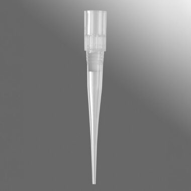 Beckman Coulter® Style, 384-well tips, 30µL, Clear, Filtered, Sterile, Fine Point, SLAS Rack