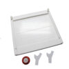 hPAGE casting set with glass plates, 1 rows of teeth