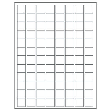 22mm x 22mm, Laser Tough-Tags, 2400/pack