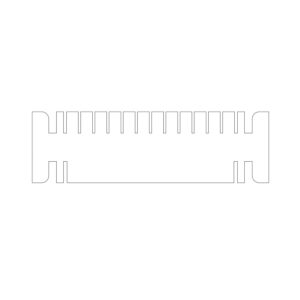 multiSUB-4 Comb, 12/1 sample, 1 mm thick