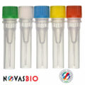 0.5ml Extended Self Standing Clear Tube Cap, Clear Cap, Non-Sterile, Unassembled