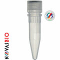 1.5ml Conical Screw Cap Tube, Clear, with Clear Screw Cap, Non-Sterile, Unassembled