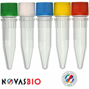 1.5ml Conical Bottom Screw Cap Tube, Clear, with Blue Screw Cap, Non-Sterile, Unassembled