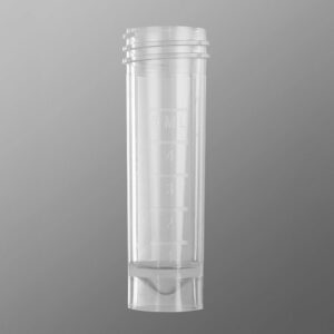 5 mL Self Standing Screw Cap Transport Tube, Clear, Nonsterile, 500 Tubes/Pack, 4 Packs/Case
