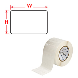 Thermal Transfer Printable Labels - Vinyl Cloth - 20.32mm x 36.5mm
