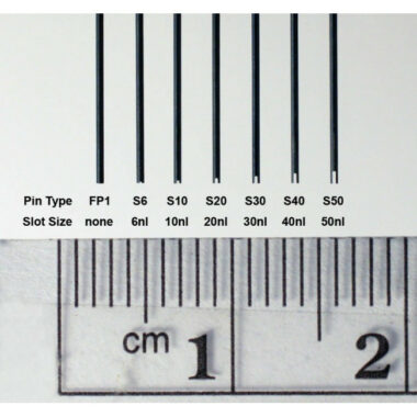 0.457 mm Diameter Tube Style Floating Pin with 6 nl Slot tip, 17 mm exposed