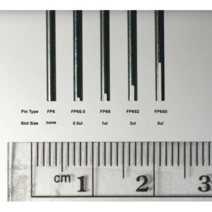 1.58 mm Diameter E-Clip Style Floating Pin with 1 ul Slot tip, 22.5 mm exposed