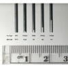 1.58 mm Diameter E-Clip Style Floating Pin with 2ul Slot tip, 22.5 mm exposed