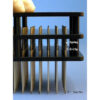 1.58 mm Diameter E-Clip Style Floating Pin with 2 ul Slot tip, 39 mm exposed