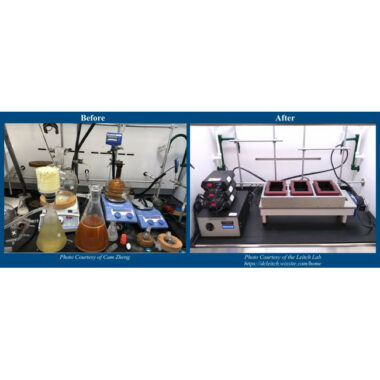 Servo Motor powered Rotary Magnetic Tumble Stirrer, high speed and high torque, low profile 54 cm long deck made from ABS, stirs 10 deep well microplates