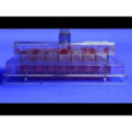 Aspiration or Dispensing Manifold, 6 Channel for 24 Well Microplates, 20mm center to center spacing, 49mm long