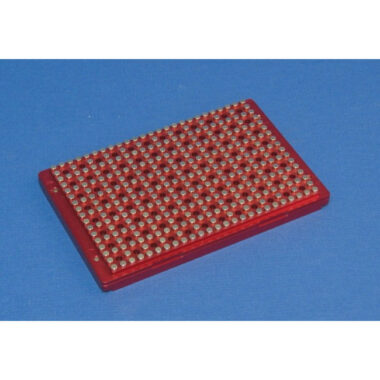 Magnetic Separation Plate for 96 Well Flat Bottom, 329 Magnetic (52 MGO) Cylinders, BioTek Washer Compatible, Step Down Edge for Full-Skirted Plates