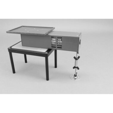 Accessory Support Leg for VP 710D3 Tumble Stirrer when protruding off a deck