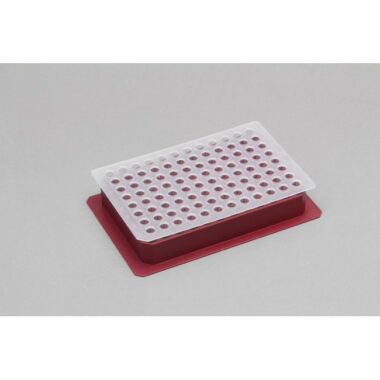 Aluminum Heat Block Insert for PCR Plates, Efficient Heat Transfer, for use with VP 741 Series Heat Blocks, SLAS Footprint