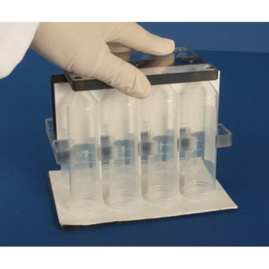 Magnetic Bead Separation Rack, for eight 50 ml conical tubes, two rows of 4, Handheld