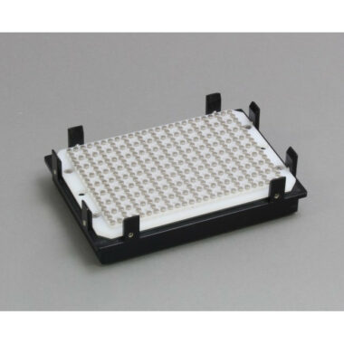 Magnetic Separation Plate for 96 Well Flat Bottom Microplates Only, 329 Magnetic (52 MGO) Cylinders, White Polycarbonate Frame, Includes Registration Base
