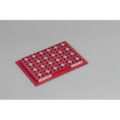 Magnetic Separation Plate for 96 Well PCR Microplates Full Skirted, 24 Flush Magnetic (52 MGO) Cylinders, Step Down Edge, SLAS Footprint, No Registration Base