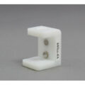 UHMW Single Tube Magnetic Separation Rack for 1.5 ml Microcentrifuge Tubes, with 2 NdFeB Magnets 6.35 mm in Diameter, Pellets located 1/6 and 3/4 of the Way up the Tube