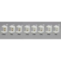 UHMW Single Tube Magnetic Separation Rack for 1.5 ml Microcentrifuge Tubes, with 2 NdFeB Magnets 6.35 mm in Diameter, Pellets located 1/6 and 3/4 of the Way up the Tube