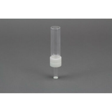 Bottle Adapter to transfer powder from scintillation vial to 1 dram vial
