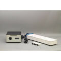 Servo Motor powered Rotary Magnetic Tumble Stirrer, high speed and high torque, low profile 54 cm long deck made from ABS, stirs 10 deep well microplates