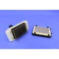 Magnetic Separation Plate for 96 Well Flat, V, Round, & Pyramid Bottom microplates, 96 Magnetic (52 MGO) Cylinders, White Polycarbonate Frame, SLAS Footprint, Includes High Profile Registration Base