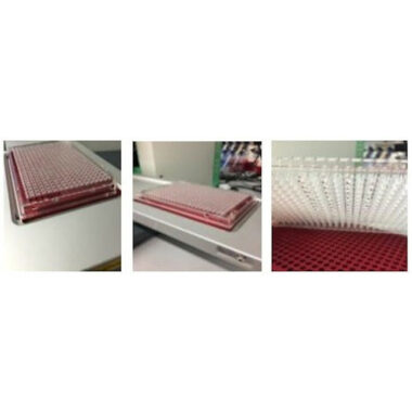 Magnetic Separation Plate for 384 Well PCR Microplates on a TTP Labtech Mosquito, 384 Magnetic (52 MGO) Cylinders, SLAS Footprint