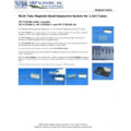 Tube Rack Top for Microcentrifuge Tubes and 5ml Tubes, Mates to VP 772F2M-1 Magnet Rack Base & VP 772F2M-1B Non-Magnet Rack Base, Polycarbonate