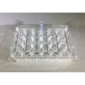 Aspiration or Dispensing Manifold, 6 Channel for 24 Well Microplates, 20mm center to center spacing, 49mm long