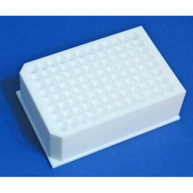 PTFE Deep Well Microplate 96 Wells 8 mm Diameter 2 ml Volume, SLAS Footprint
