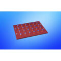 Magnetic Separation Plate for 96 Well Round, Pyramid or V Bottom microplates, 24 Magnetic (52 MGO) Cylinders, No Registration Base