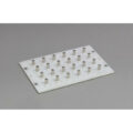Magnetic Separation Plate for 96 Well Microplates, Standard or Deep Well, Round or V Bottom, 24 Magnetic (52 MGO) Cylinders, No Registration Base