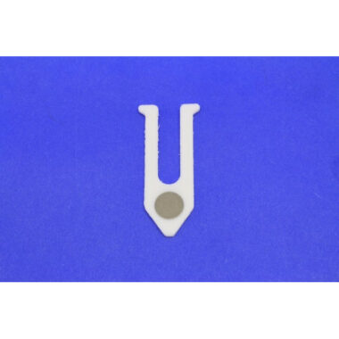 PTFE Sandwich Tuning Fork Style Stirrer 25 mm Wide 55 mm long 2.3 mm Thick, Powered by 2 NdFeB Stir Discs, Heat Resistant to 80 C, for Conventional, & Lateral Stirrers