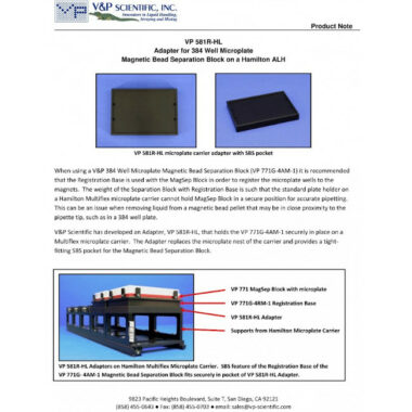 Robotic Deck Adapter for Hamilton Multiflex Microplate Carrier