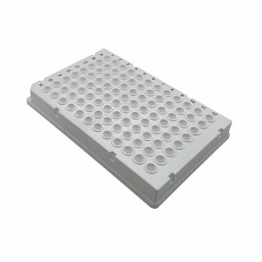 96-well 0.1ml PCR Plates, Low Profile, Skirted, White frame, White wells