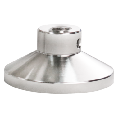 Stainless steel supporting foot